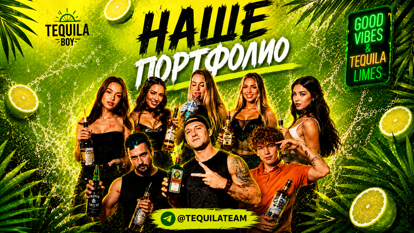 наше портфолио tequila girls
