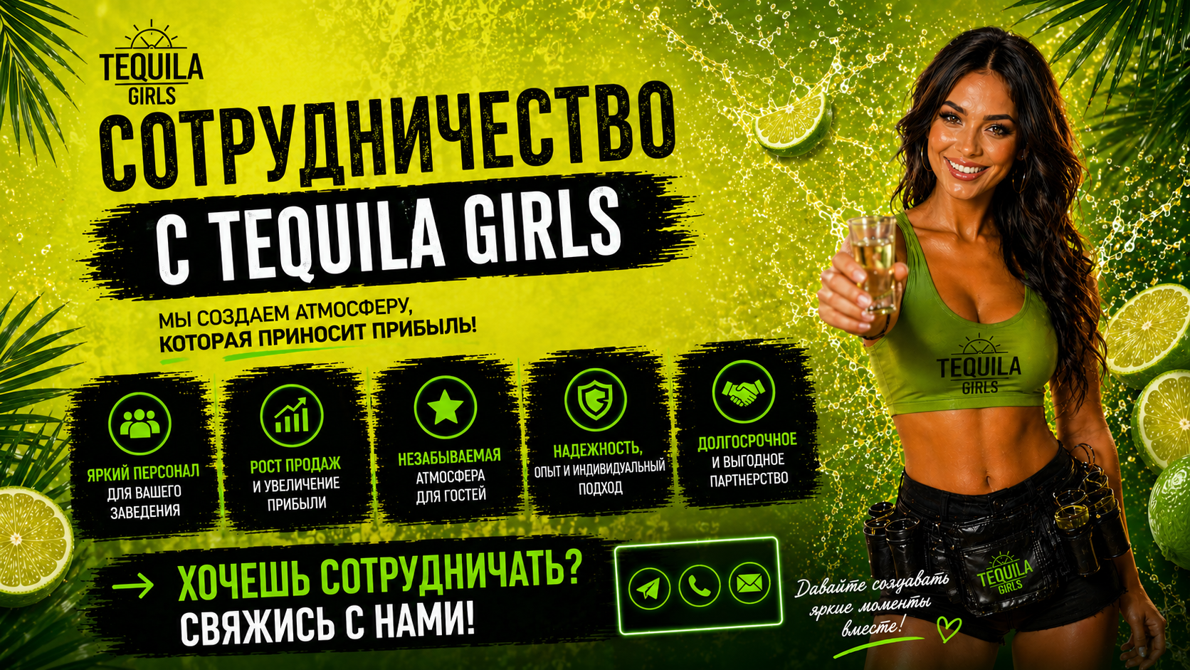сотрудничество tequila girls